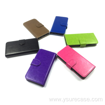 Detachable leather case with three color fashion design